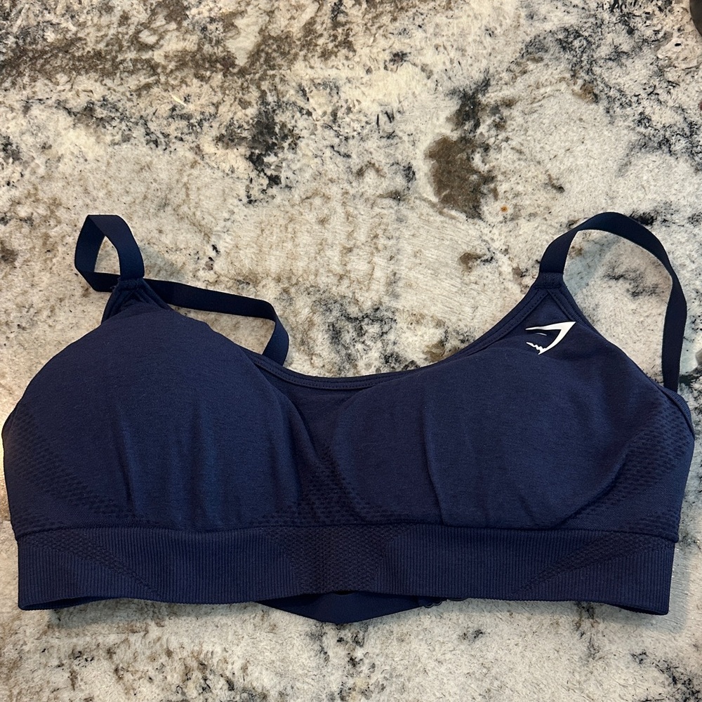 Gymshark Vital Sports Bra heavy blue marl